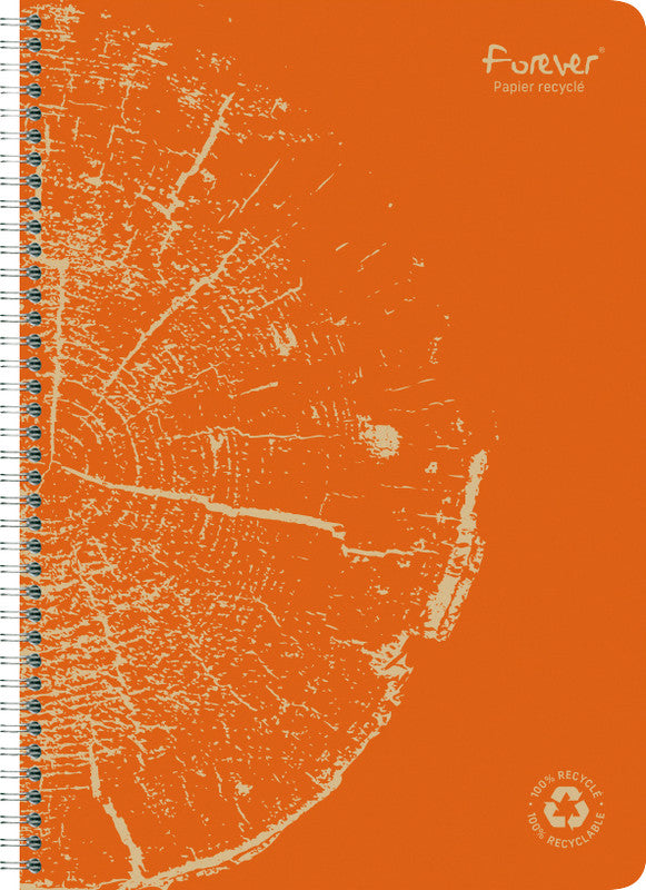Clairefontaine Spiralheft A4, liniert, 60 Blatt, mikroperforiert, 90 g/m² – sortiert