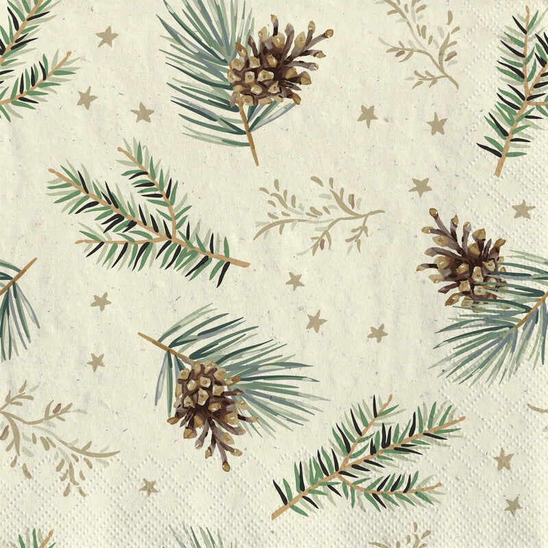 Fasana Servietten Christmas Tradition – 24 × 24 cm – 2-lagig, Tissue – 20 Stk., FSC