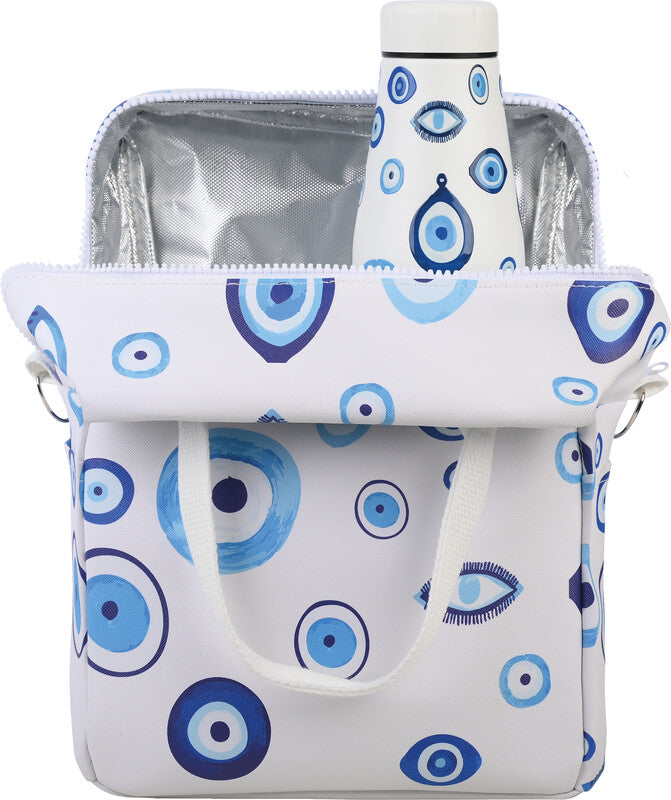 Estia Lunchtasche – isoliert, mit Reissverschluss – 7 l – mehrfarbig – Baumwolle – Spirit of Luck