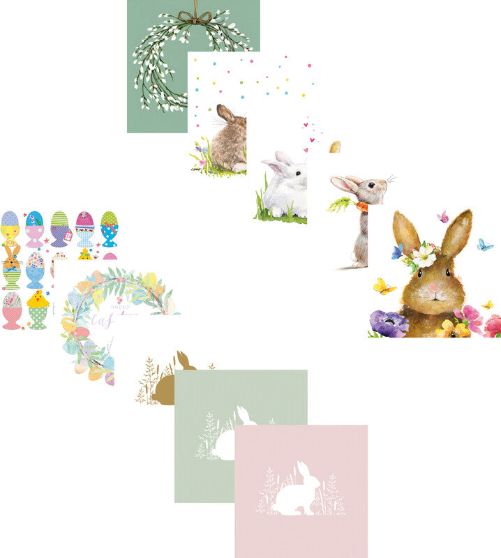Ppd Servietten Easter Eggs – 33 × 33 cm – 3-lagig, Tissue – 20 Stk., FSC