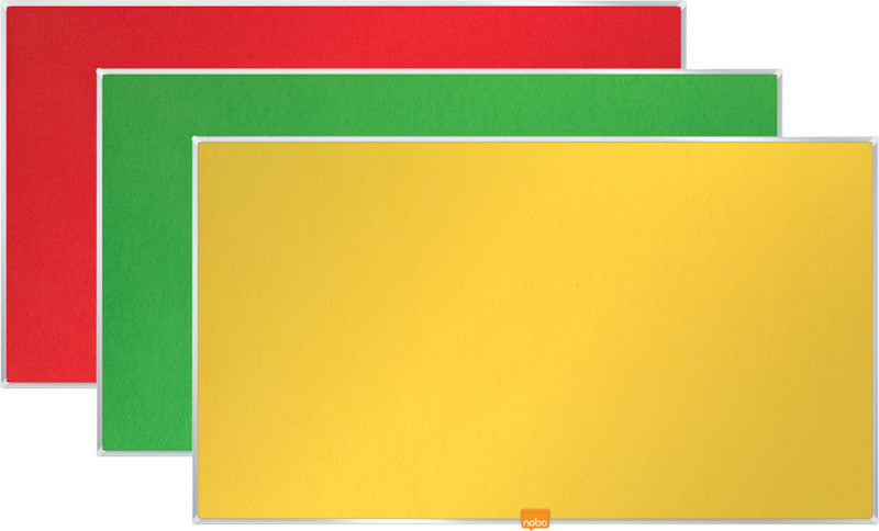 Nobo Pinnwand – Filz – 72 × 41 cm, rot