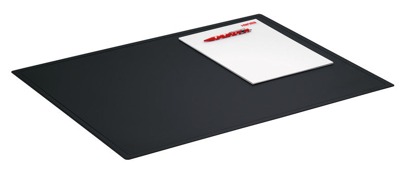 Hansa Schreibunterlage – Schwarz – 650 × 500 mm – Kunststoff, rutschfest