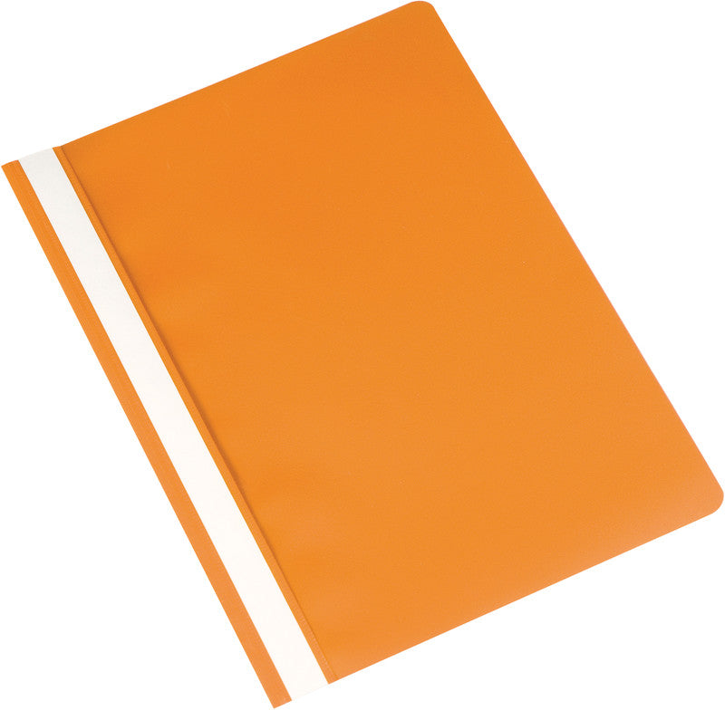 Q-connect Schnellhefter – A4, PP, Orange, Beschriftungsfeld