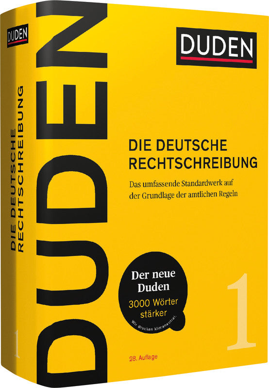 Duden Buch – Die deutsche Rechtschreibung (Band 1), Hardcover, 1'296 Seiten, Deutsch