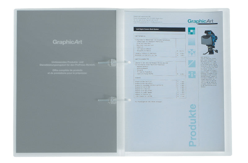 Kolma Schnellhefter – A4, PP, transparent, Sichttasche, 2-fach Lochung