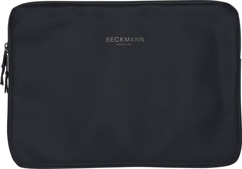Beckmann Street Notebook-Schutzhülle – für Notebooks bis 14", wasserabweisend, recyceltes PET (rPET), schwarz