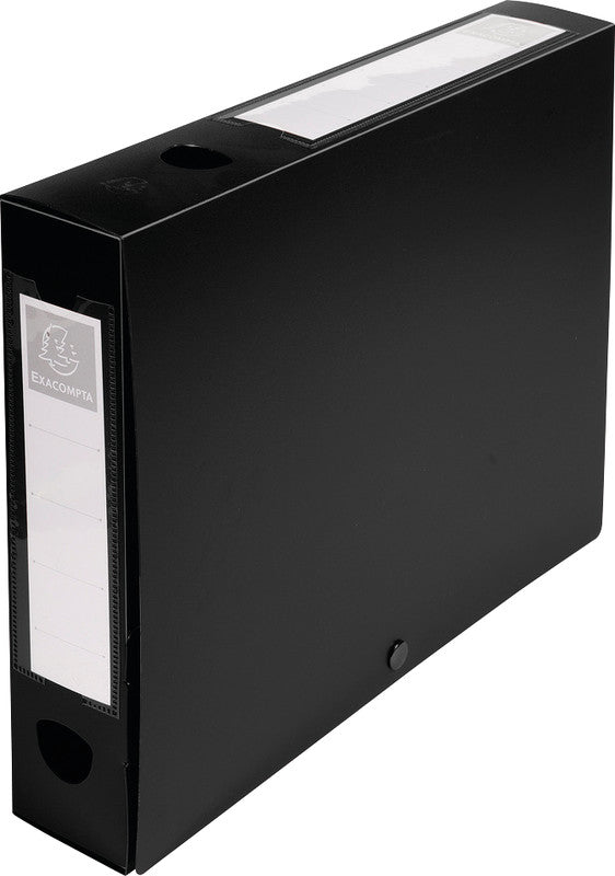 Exacompta Aktenordner 59631E – schwarz, Kunststoff