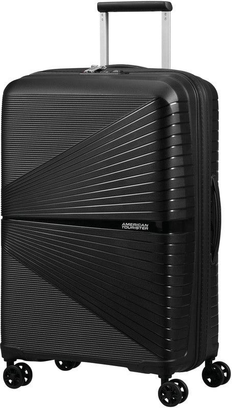 American Tourister Trolley – 67 l, Hartschale PP, 4 Doppelrollen, mit TSA, Onyx Schwarz, 44,5 × 67 × 26 cm