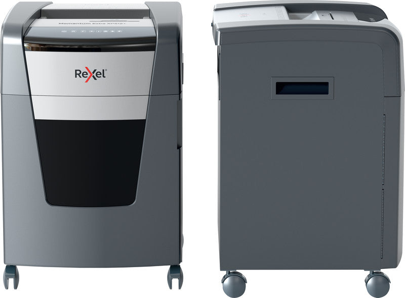 Rexel Momentum XP512+ – Aktenvernichter, DIN P-5, Mikroschnitt 2 × 15 mm, 12 Blatt, 45 l, A4
