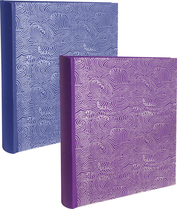 Exacompta Fotoalbum Japan – violett, mit Pergaminzwischenblättern, Karton, 290 × 320 mm