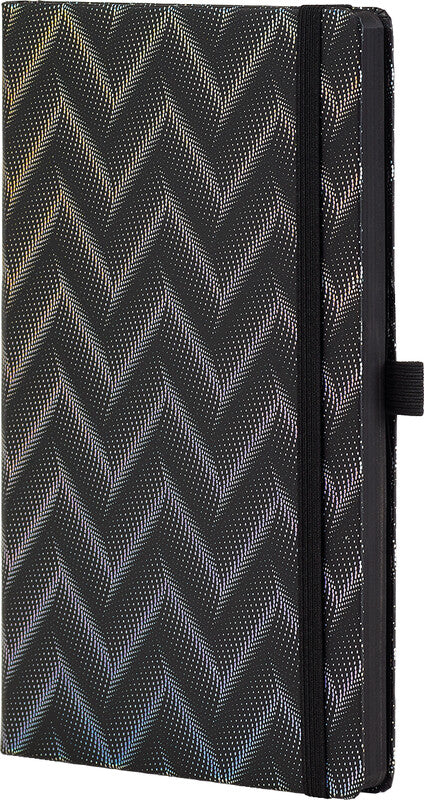 Castelli Notizbuch – A5 – Liniert – 192 Seiten – 80 g/m² – Gebunden, Gummiband, Stiftschlaufe – Mehrfarbig