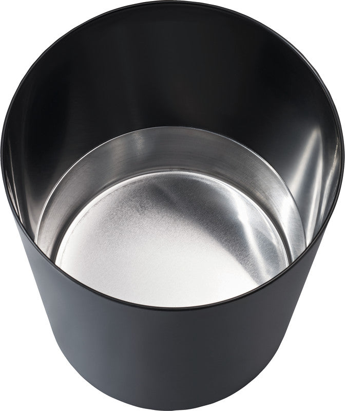 Zwingo Sicherheitspapierkorb – 24 l – Kunststoff mit Aluminium-Einsatz – TÜV – Ø 300 × H 360 mm