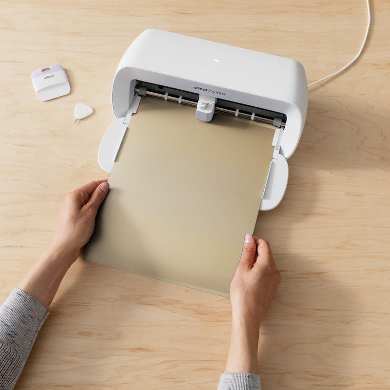 Cricut Vinylfolie matt-metallic – Gold – 24,1 × 91,4 cm – für Cricut Joy Xtra Schneideplotter