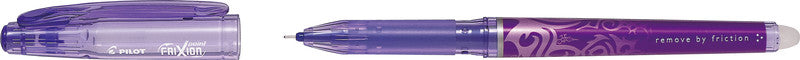 Pilot FriXion Point – radierbarer Tintenroller, mit Kappe, 0,5 mm, violett, für Linkshänder