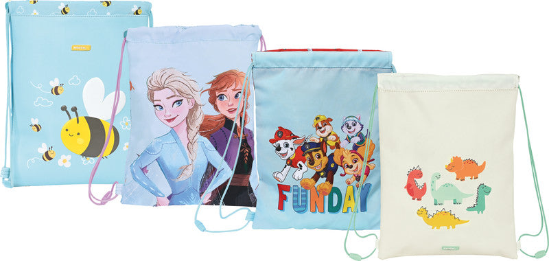 Safta Junior Sportbeutel – 3 l, Dino-Motiv, wasserabweisend, 26 × 34 cm