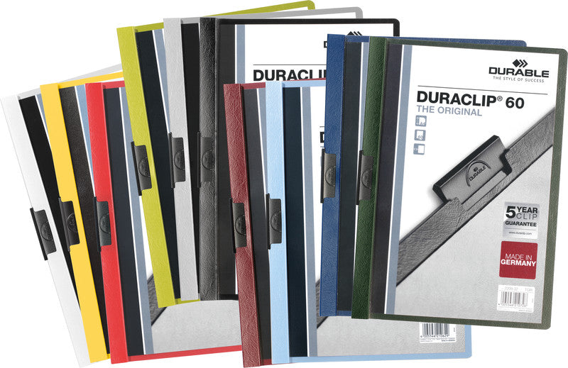 Durable Konferenzmappe – A4, Kunststoff, Weiss