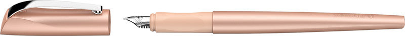 Schneider AG Schneider Callissima Kalligrafie Set – 1,1/1,5/1,8 mm – für Rechts- & Linkshänder – Aprikose – Patronen