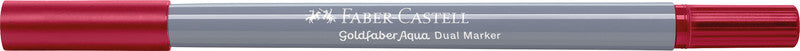 Faber-Castell Pinselstift – Pinselspitze & Rundspitze 0,6 mm – Alizarin Madder Lake – wasservermalbar