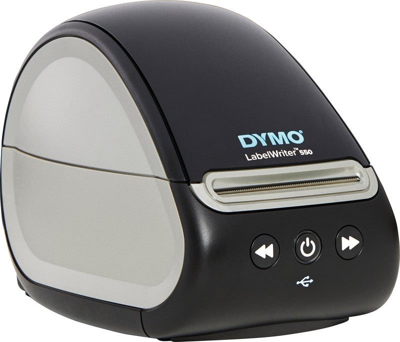 DYMO LabelWriter 550 – Etikettendrucker, Thermodirekt, USB, 300 dpi, für LabelWriter-Etiketten bis 56 mm