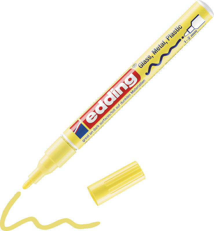 Edding Permanent Marker – blau, pink, gelb, 3er Set