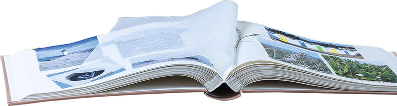 Hama Fotoalbum Singo II – für 300 × 300 mm, braun, mit Pergaminzwischenblättern, Karton, 300 × 300 mm