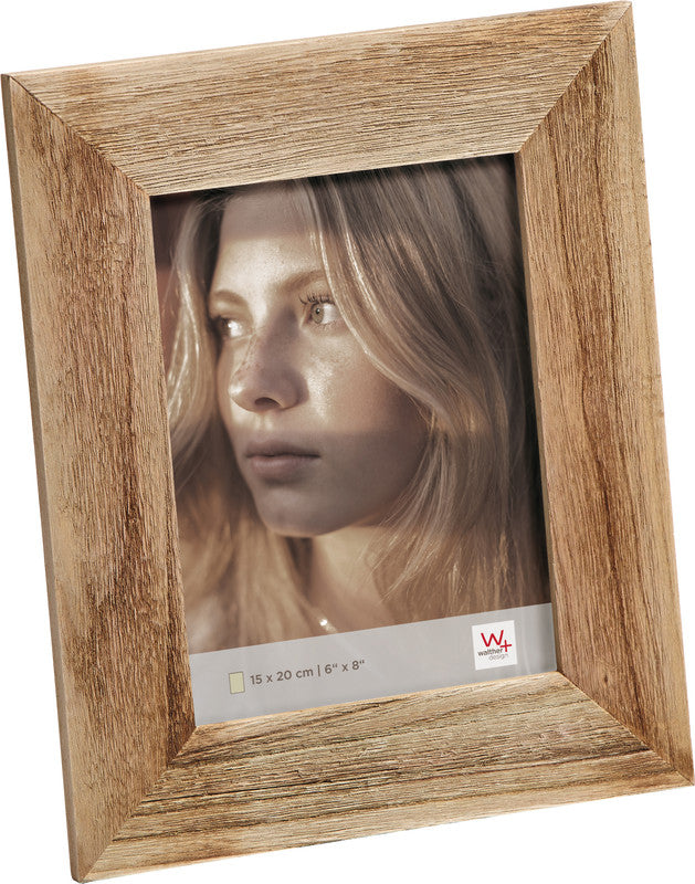 Walther Design Bilderrahmen Limmerick, Holz (Tanne), Braun, 23,5 × 28,5 cm – eco:plus