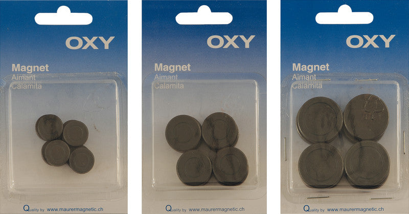 Oxy esthétique Oxy – Starter-Kit – inkl. 8 Magnete, Ø 20 mm, Höhe 5 mm – für Whiteboards