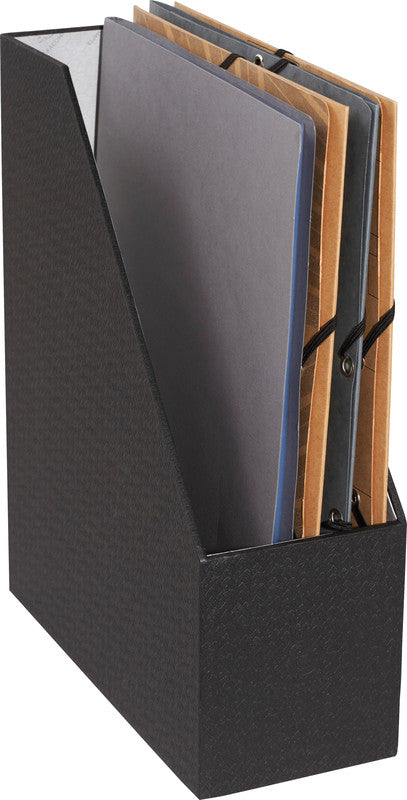 Exacompta OfficeByMe Stehsammler – für A4+, Rücken 110 mm, schwarz, Karton