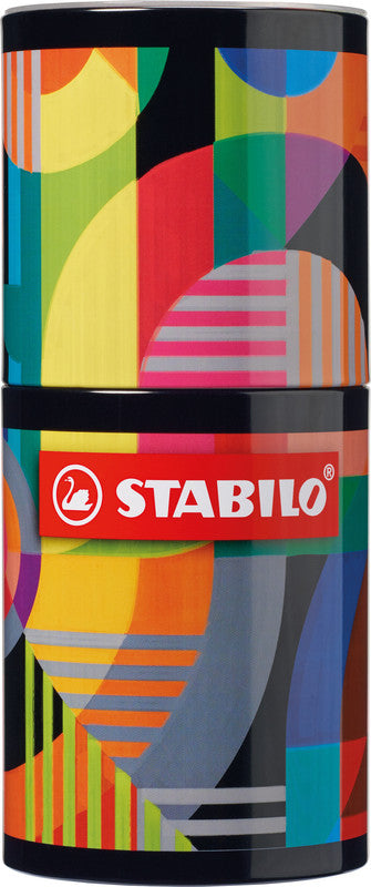STABILO Point 88 Metalldose Arty Fineliner – 45er-Set 0,4 mm – 45 Farben, sortiert