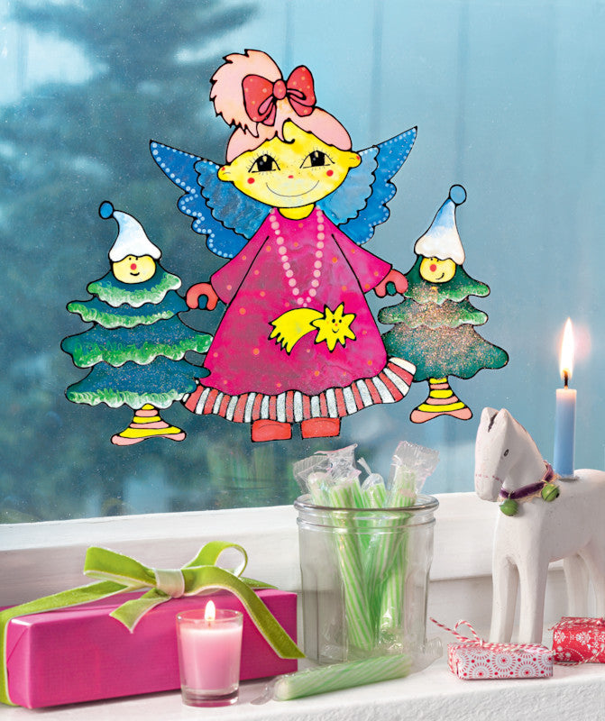 Marabu Fun & Fancy – Fenstermalfarbe – Kirschrot, 80 ml, für Glas & Porzellan
