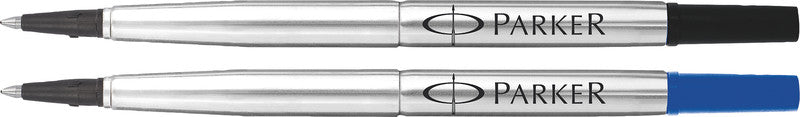 Parker Quink Rollerpatrone für Parker Rollerball-Schreibgeräte – Blau, 0,5 mm, geruchsarm, 1 Stück