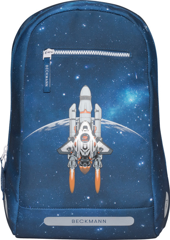 Beckmann Classic Schulrucksack 1st – 6-teilig – Space Mission – mit Leuchteffekt
