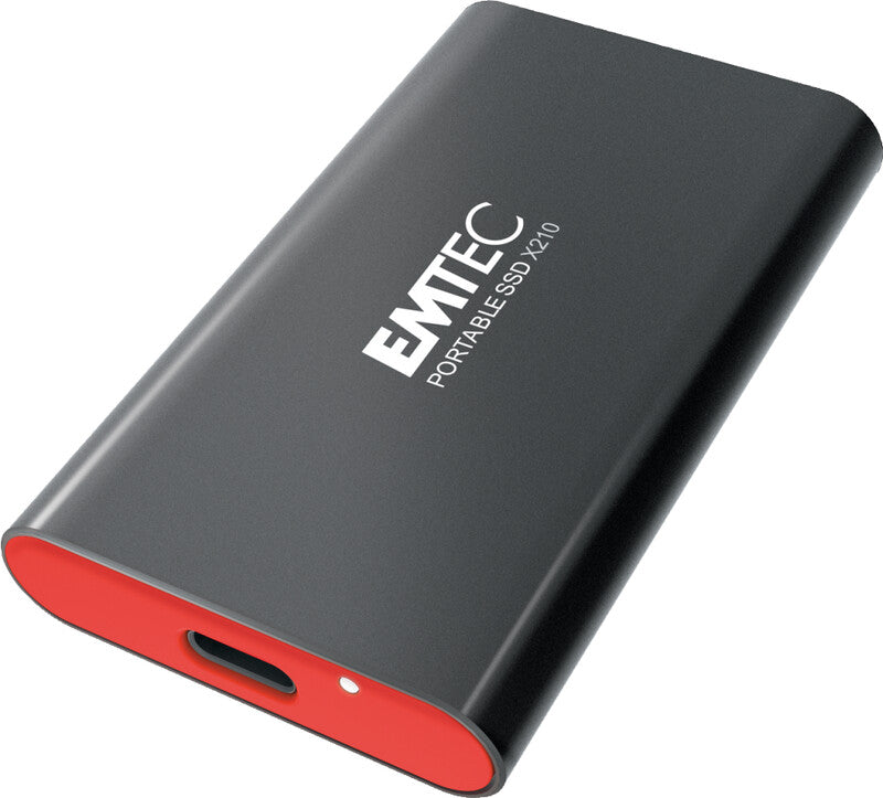 Emtec ELITE X210 Externes SSD-Laufwerk – 1 TB, USB 3.2, schock- und vibrationsfest