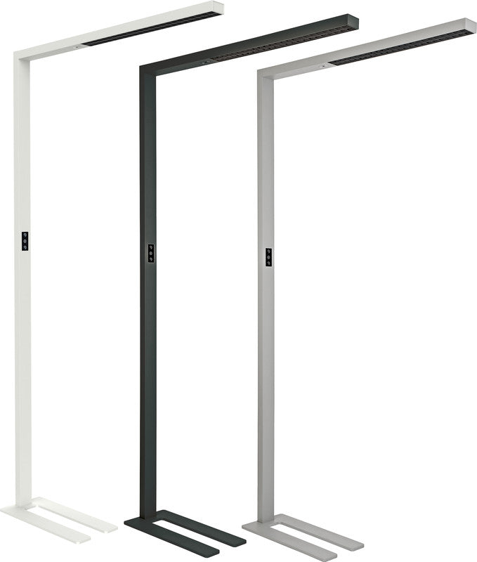 MAUL LED-Stehleuchte Sirius Colour Vario – Sensor & Touch, dimmbar – 3’000–5’700 K – 10’110 lm – schwarz