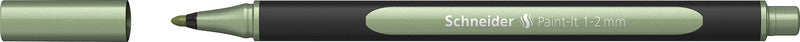 Schneider Schreibgeräte Paint-It Filzstift Metallic – 1–2 mm, vintage grün metallic