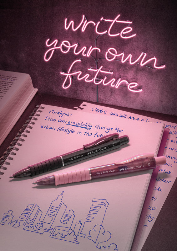 Faber-Castell Kugelschreiber – Rosa, Kunststoff