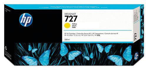 HP Tintenpatrone 727XL, Gelb, 300 ml – für Inkjetdrucker/Multifunktionsgeräte