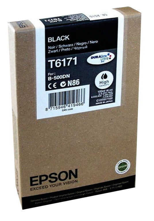 Epson Tintenpatrone T6171, Schwarz, 4'000 Seiten