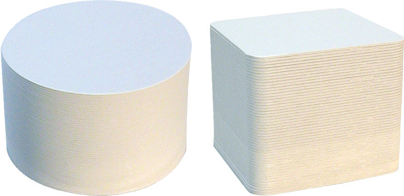 Folia Bierfilze – 100 Stück – Weiss – Ø 107 mm