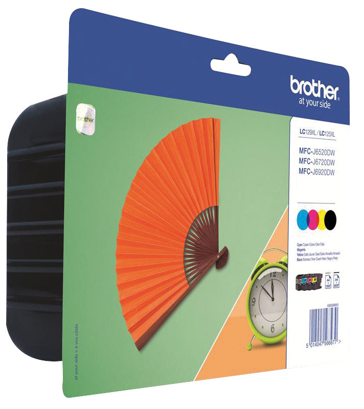 Brother Tintenpatronen-Multipack CMYK, 4er-Pack – für Inkjetdrucker und Multifunktionsgeräte