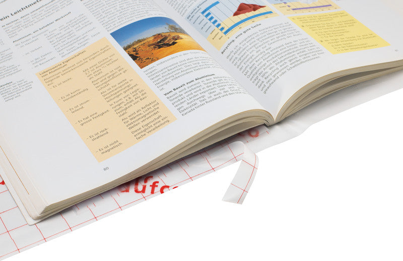 Dufco Klebefolie – wiederablösbar, transparent – 35,0 × 500,0 cm
