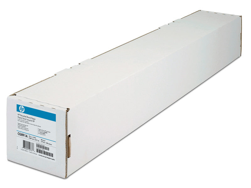 HP Mattes Plotterpapier – 33,1" × 45,7 m, 90 g/m², hochweiss – für HP DesignJet 111 Serie, T1100, Z6100 und andere