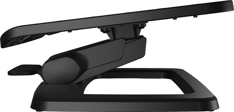 Fellowes Fussstütze Hana – 45 × 21,8 × 17,5 cm, Aluminium/Esche, schwarz