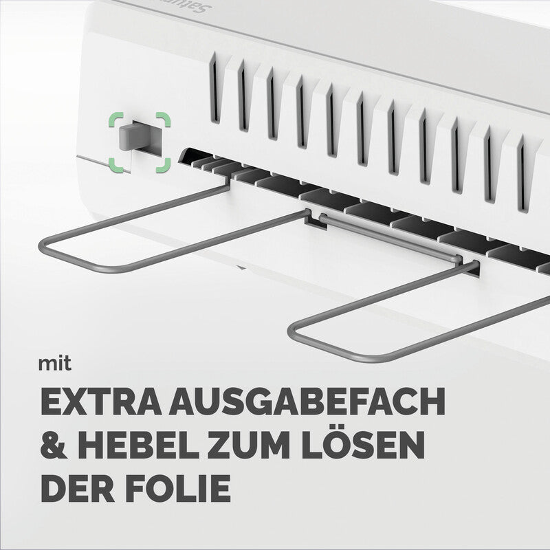 Fellowes Saturn 3i Laminiergerät A4 – 2-Rollen, 75–125 µm, Kaltlamination, Aufheizzeit 1 Min., 500 mm/min