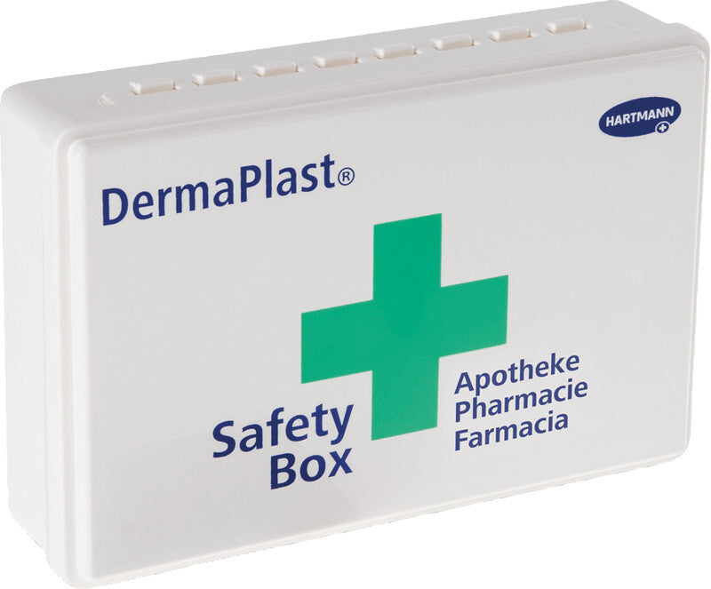 DermaPlast Verbandkasten Safety Box – weiss, Kunststoff – 210 × 140 × 55 mm