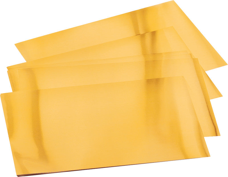 Folia Prägefolien glatt – Gold – 18,5 × 29 cm