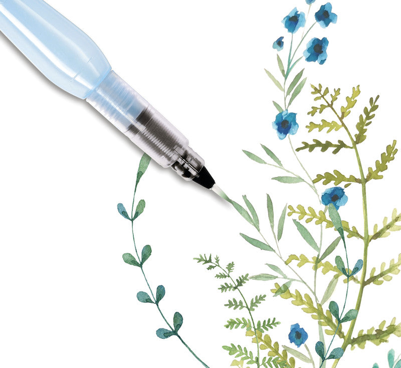 Pentel Wassertankpinsel – Blau, Kunststoff, Länge 125 mm, 1er-Pack