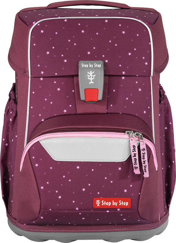 Step by Step Basis Schulrucksack-Set – 4-teilig – Berry Stars