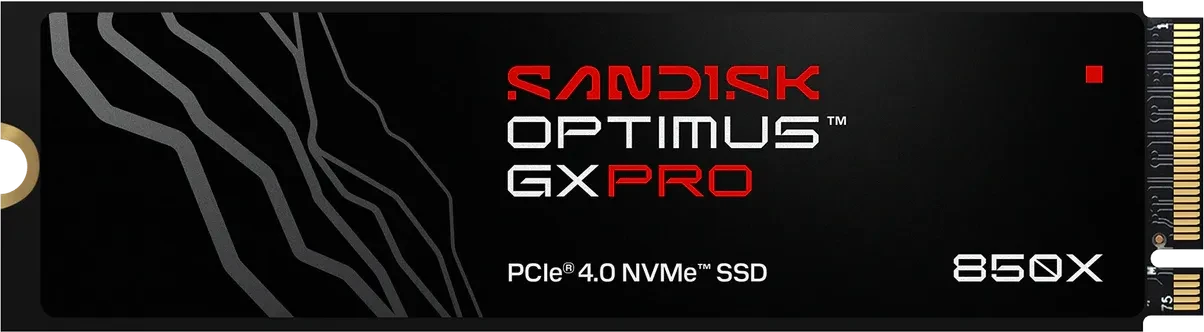 SanDisk Optimus GX PRO 850X – M.2 2280 NVMe PCIe 4.0, für PlayStation 5/PlayStation 5 Pro
