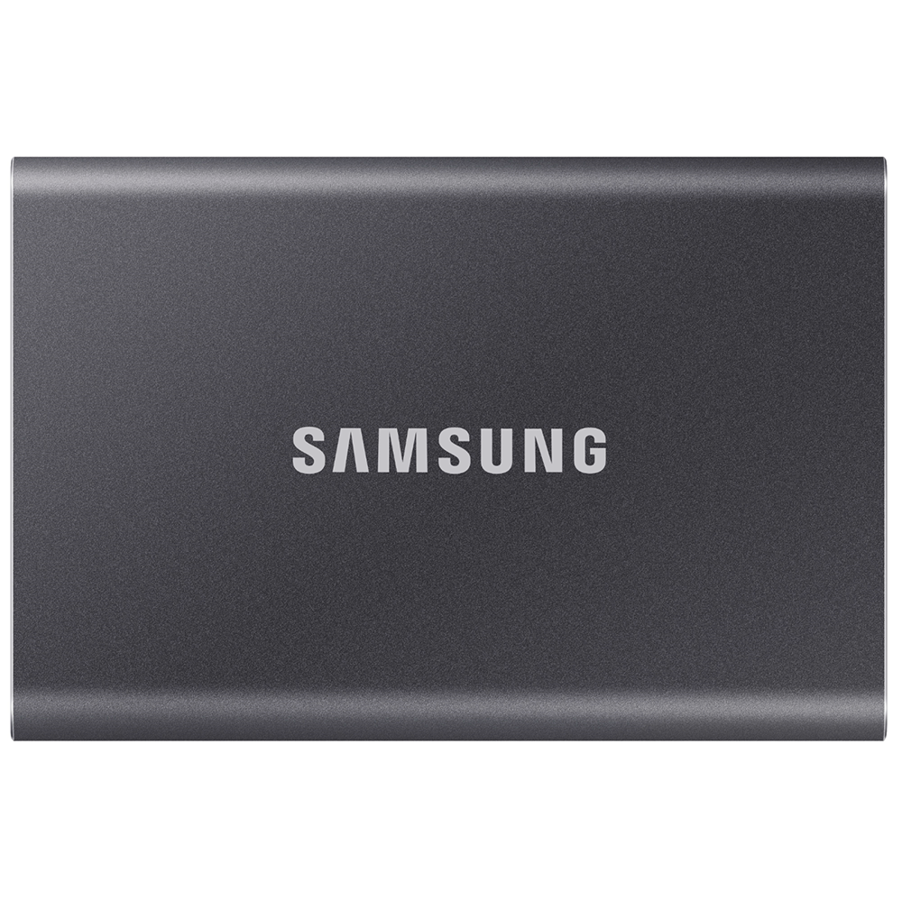 Samsung T7 Portable SSD – 2 TB, USB Typ-C (USB 3.2 Gen 2), Hardwareverschlüsselung (256-bit AES)